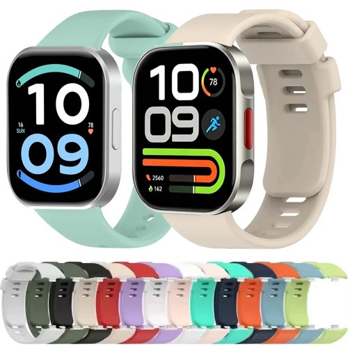 Original Silicone Strap for Redmi Watch 6 Active 6 Lite 6 5 4 & Xiaomi Mi Band 10 9 8 Pro - Adjustable Wristband