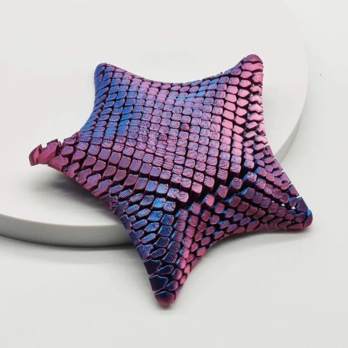Juguete Fidget de Estrella de Mar 3D articulado y mono, flexible para aliviar el estrés, decoración de escritorio sensorial, favoritos de fiesta infantil