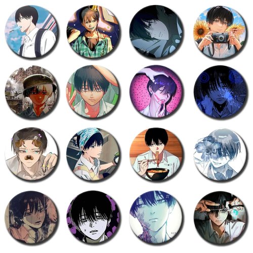 Huy hiệu Anime Yoshiki 58mm - The Summer Hikaru Died Cosplay Pin cho Túi, Mũ, Trang sức, Phụ kiện, Đồ chơi, Quà tặng