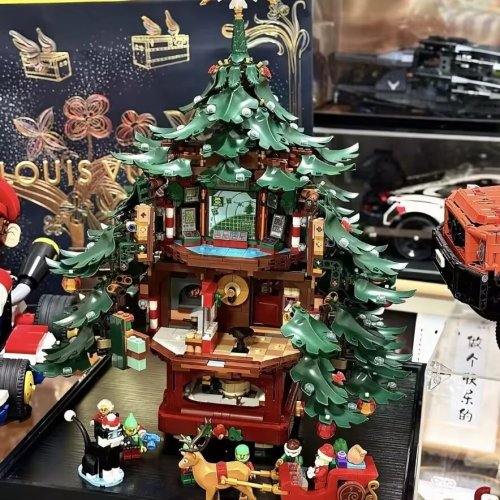 ถูกที่สุด 3171 ชิ้น บล็อกก่อสร้าง ต้นคริสต์มาส ครอบครัว - โมเดล DIY สำหรับเด็ก ของขวัญวันเกิด