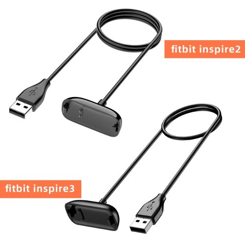 Fitbit Inspire 1/2 / Ace 3 / Inspire 3 用 USB充電器 – スマートウォッチ用高速交換充電ケーブル