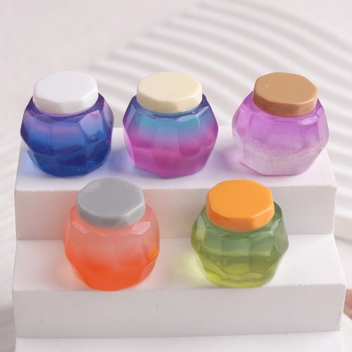10 szt. Cabochony żywiczne 3D Sandy Bottle Flatbacks do biżuterii DIY, scrapbookingu, rękodzieła i dekoracji