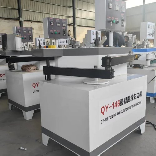 Rocker Arm Curve Edge Banding Machine with Suction Cup & Plug Edge Banding