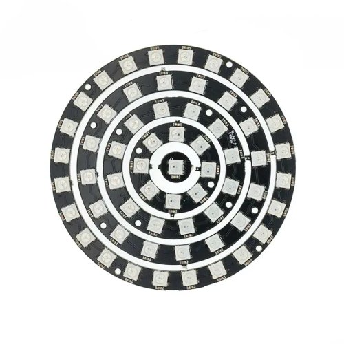 RGB LED-ring WS2812 5050 met geïntegreerde drivers, ronde full-color verlichting, 1/8/12/16/24 Bit