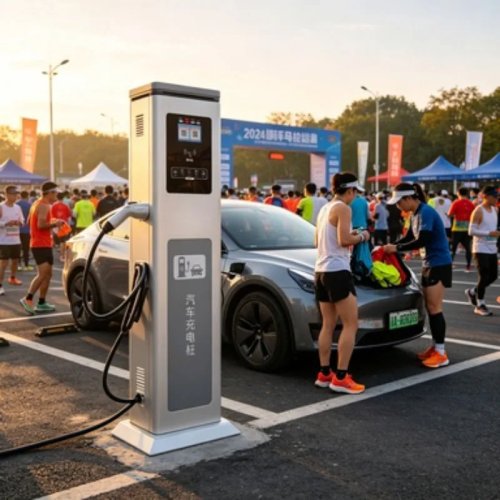 Estación de carga rápida DC de 60 kW CCS2 cargador EV comercial RFID OCPP para gestión de flotas