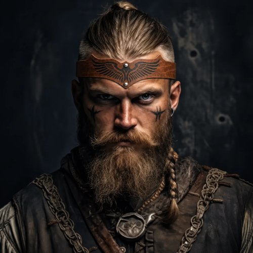 Bando Kulit Sintetis Viking, Bando Amulet Norwegia Abad Pertengahan, Aksesori Kostum Role-Play Renaisans