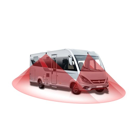Système de caméra 360° vue d'oiseau universel pour camping-car, voiture, camion, bus - écran partagé