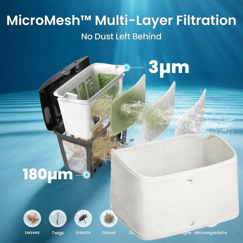 Replacement 3 µm Ultra-Fine Filter Basket for Aiper Scuba S1 & Scuba S1 2025 Robotic Pool Cleaner – Filter Basket Cloth & Frame