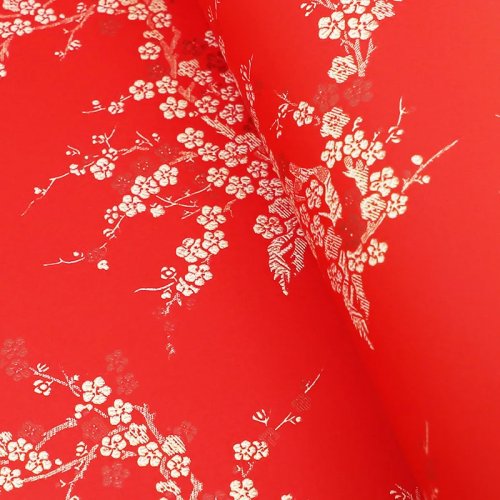 Exquisite Hot Stamped Gift Wrapping Paper - Decorative Beaded Holiday Paper for Christmas & Valentine's Day