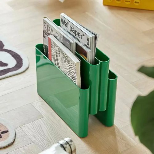 Medieval ABS Magazine Rack, Floor-Standing Bookshelf & Newspaper Shelf, Space-Saving Home Decoration Furniture