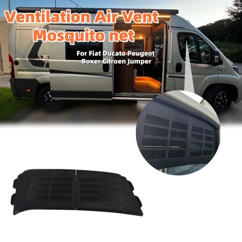 RV Cab Window Ventilation Insect Screen, Mosquito Fly Net for Fiat Ducato, Peugeot Boxer, Citroën Jumper