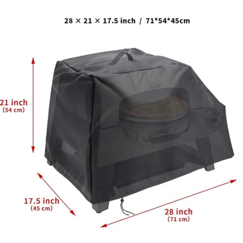 Outdoor Pizza Oven Cover Compatible with CGC403 3-in-1 Grill Waterproof Weather Protection