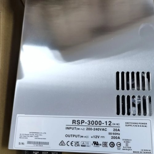 MEAN WELL RSP-3000-12 3000W Single Output Power Supply
