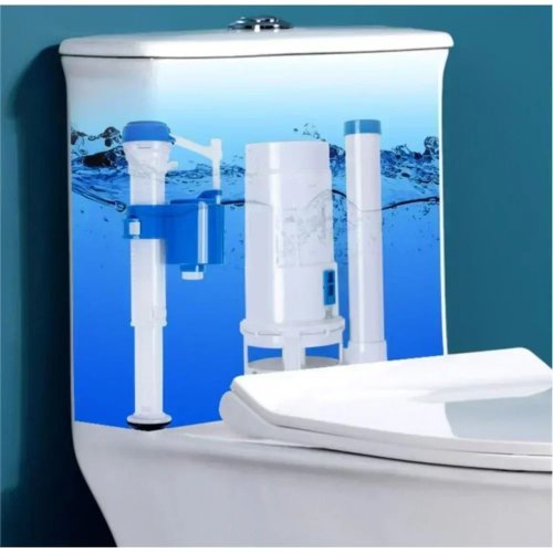 Water-Saving Adjustable Toilet Tank Fill Valve with Retractable Float Ball – Home Improvement Hardware