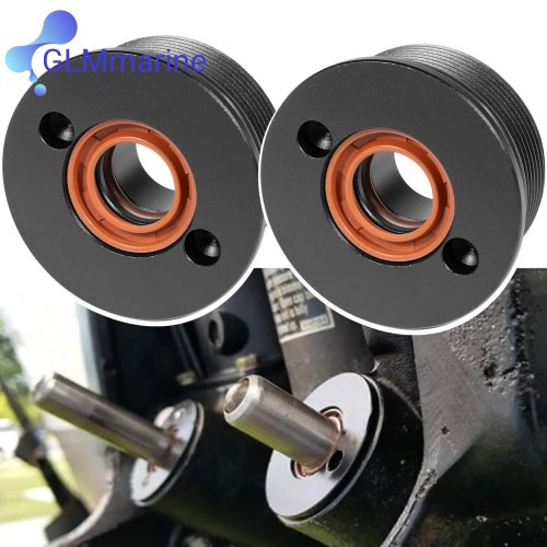 2 ชิ้น ซีลฝาปิดปลาย Trim Tilt สำหรับ Mercury Mariner Gen 1 2 3 Ram Style Trim Units 1100-8M0021648 99638A1 8M0021648