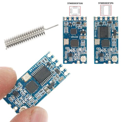 โมดูลอนุกรมไร้สาย 433MHz SI4463 HC-12 1000M แทนบลูทูธ