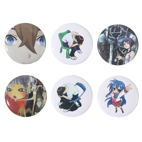 Broche pin de esmalte blando de Serial Experiments Lain - Pin de solapa divertido de metal para ropa, sombrero y cuello - Regalo creativo