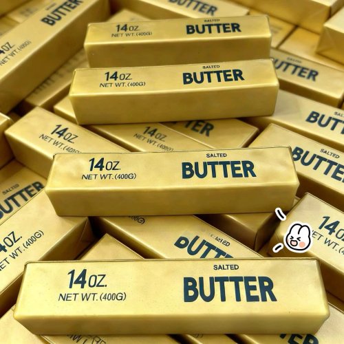 ของเล่นบีบ Butter Stick สีทองนุ่ม 23 ซม. คืนตัวช้า - ของเล่นฟิดเจ็ตคลายเครียดสมจริงสำหรับบรรเทาความเครียดและบำบัดผู้ใหญ่