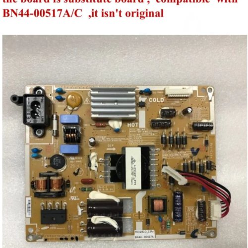 Placa de fuente de alimentación de repuesto para TV Samsung, compatible con BN44-00517A y BN44-00517C