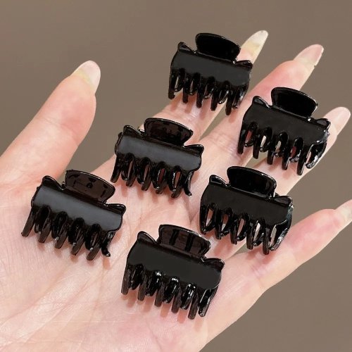 Durable Plastic Hair Claw Clips – Non-Slip Portable Mini Hair Grips for Women & Girls