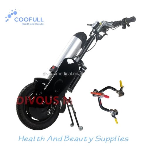 Coofull Electric Handbike Attachment for Wheelchairs - High Quality Lithium Battery Front Drive for Sports/Manual Wheelchairs, Handcycle