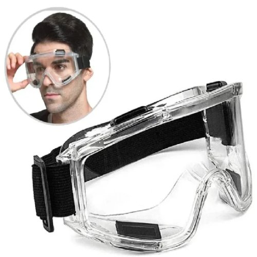 Clear Anti-Fog Safety Goggles | Splash-Proof & Windproof Protective Glasses for Work, Lab, Cycling