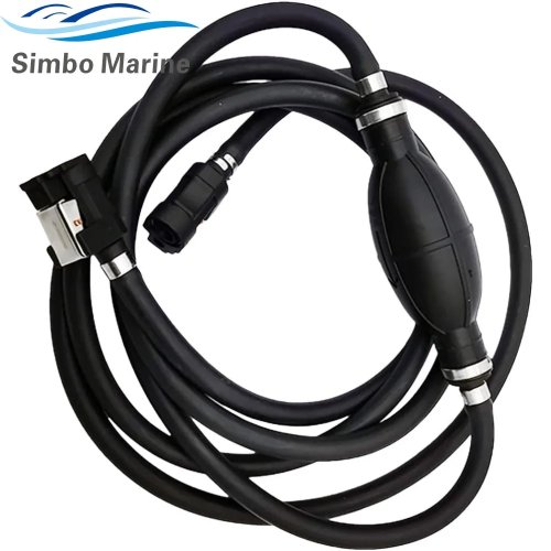 Fuel Line Hose Bulb Connector Kit 5/16" 6mm Fits For Yamaha 2&4 Stroke 24 40 90 200 HP Outboard Engine 6Y1-24306-55 6Y1-24306-00