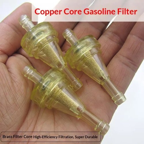 1/4-Inch Inline Fuel Filter for Small Engine - Gas Engine ATV, Dirt Bike, Motorcycle, Go Kart, UTV, Snowmobile
