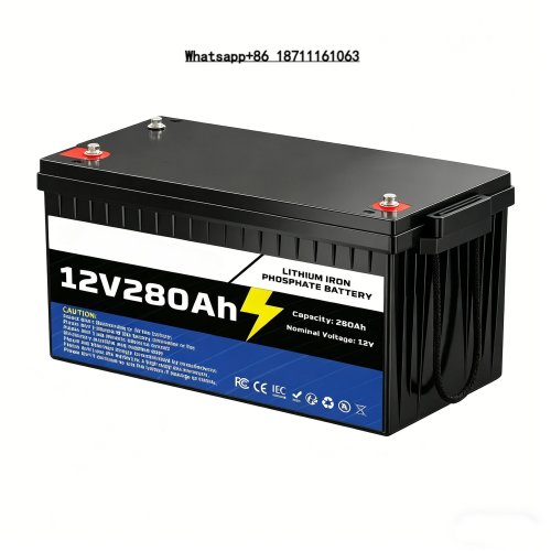 Batería LiFePO4 12V 280Ah Deep Cycle para Solar, RV, Off-Grid con 4000 Ciclos y Monitoreo Bluetooth