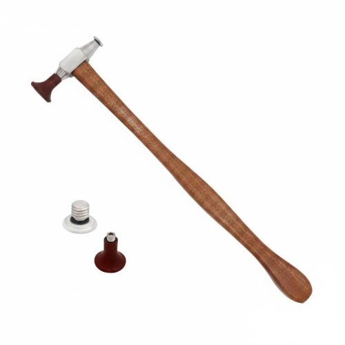 Durable Sapele Car Repair Hammer - Auto Panel Dent Removal Tool, Bodywork Straightening Kit for Garage