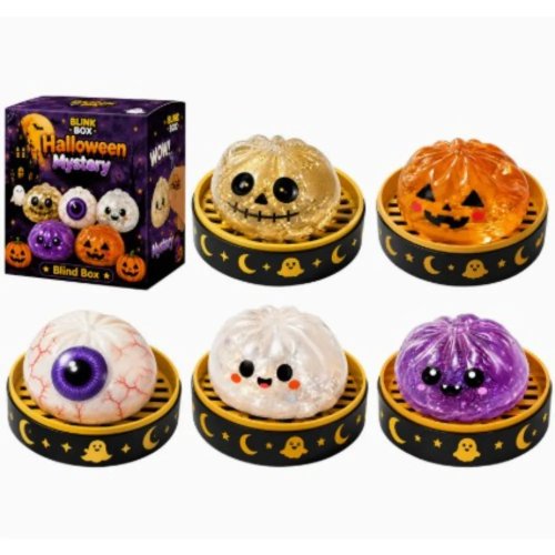 New Hot 5.5cm Halloween Squishy Stress Relief Toy - Creative Squeeze, Knead & Vent Fidget Toy