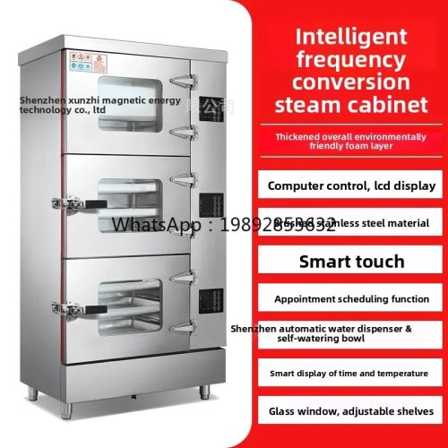 Commercial Steamer Cabinet for Restaurants, Schools & Canteens – Gas Rice Steamer