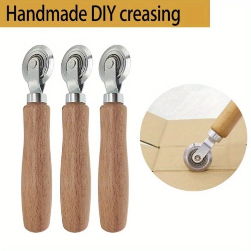 Rueda de Plegado DIY - Herramienta de Hendido para Manualidades con Mango Ergonómico