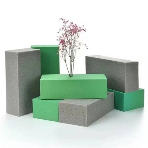 1 Blocco di Spugna Floreale Umida per Fiori Freschi e Artificiali, Decorazioni per Casa, Matrimonio, Feste e Vacanze
