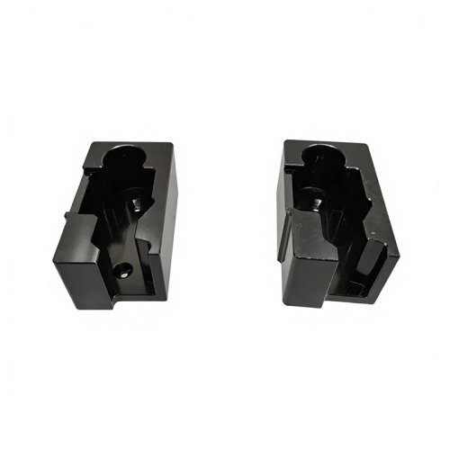 Custom CNC Milling & Wire Cutting Service for Black Anodized Aluminum Automotive Parts