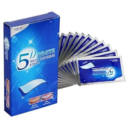5D Zahnaufhellende Zahnpasta - 7 Beutel (14 Stück)