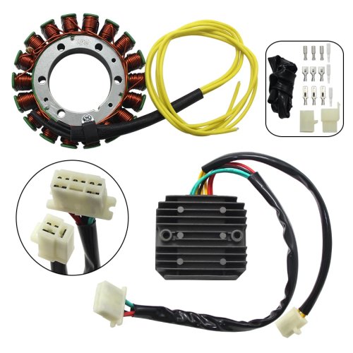 Motorcycle Stator Coil and Voltage Regulator Rectifier for Honda CX500 CX650 Custom Turbo Turbo GL500 VT1100C VT800C VT700