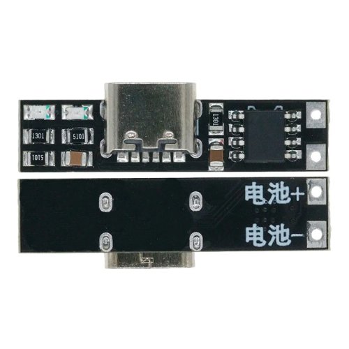 3.7V 초협폭 초소형 삼원계 리튬 배터리 충전 보드 1A 4.2V 충전 모듈 Type-C 인터페이스
