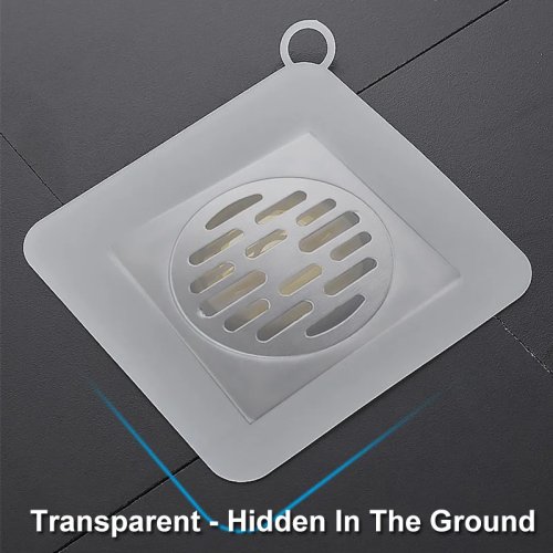 Silicone Floor Drain Cover, Deodorant & Insect-Proof Bathroom Sink Drain Seal, Anti-Smell Sewer Pipe Plug