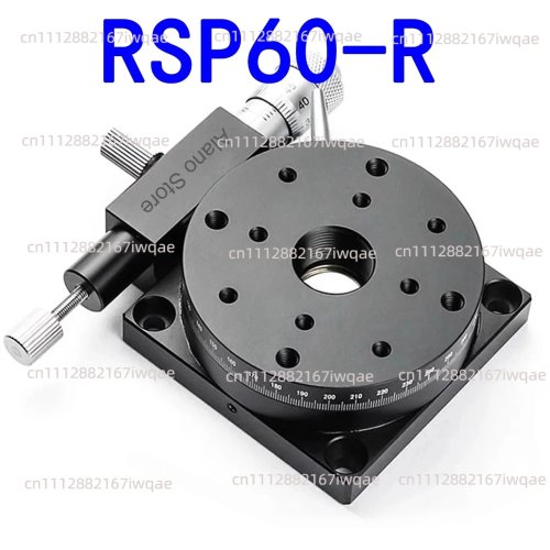 R-Axis Rotary Sliding Table, Manual Displacement Platform, 360° Fine Angle Indexing Plate RS40 RS60