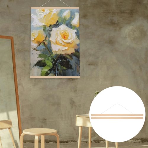 나무 포스터 행거 5개 세트, DIY 스크롤 프레임 봉, 벽면 그림 및 포스터 전시용, 목재 아트 걸이 도구
