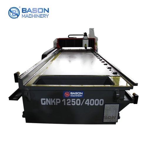 Mesin Grooving Horizontal CNC untuk Saluran HVAC, Rangka Tahan Aus Heavy-Duty & Meja Kerja Self-Repair