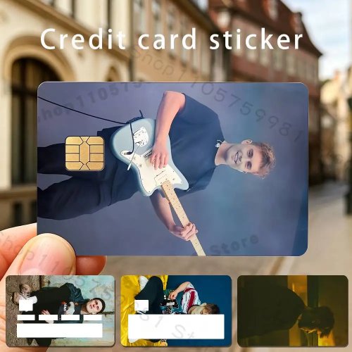 Holographic Laser Shiny Film Card Skin Sticker for Debit Credit Bank Card