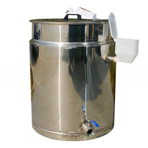 RVS honing smelt- en verwarmingsemmer set – voor gekristalliseerde honing