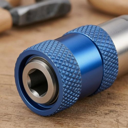 Adaptador de Taladro a Destornillador - Acero Cromo Vanadio, Vástago Hexagonal, Cambio Rápido, Adaptador de Dado