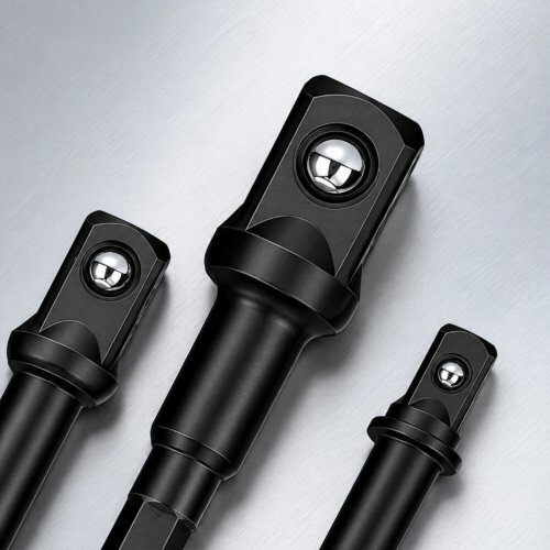 3-teiliges Universal-Stecknuss-Adapter-Set, geschmiedeter Sechskant-auf-Vierkant-Adapter, verschleißfest