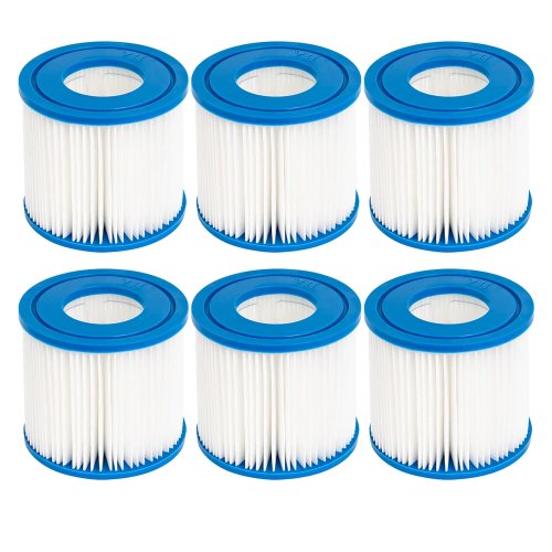 Type VII Swimming Pool Filter Cartridge for Bestway 58385E, Type D for Intex 530 GPH Filter Pump 58283E
