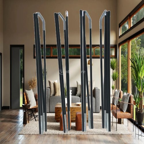 4-Pack Kids Tent Fiberglass Poles, 5.9mm Diameter, Fits 100cm Dome Tents, Easy Assembly, Flexible Fiberglass Struts Replacement