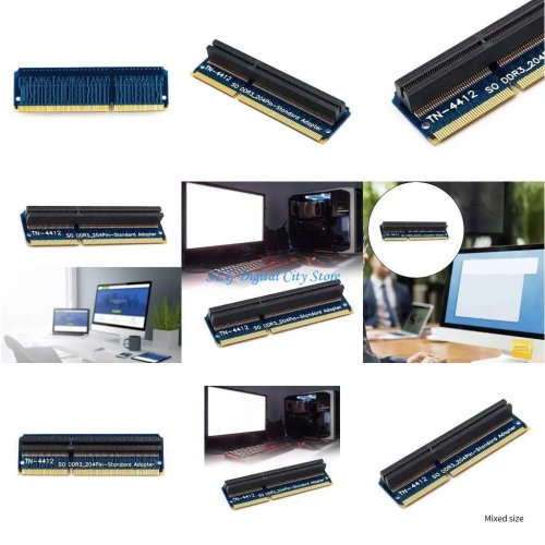 Adaptador de memoria DDR3 SO-DIMM 204Pin a DIMM para computadoras de escritorio