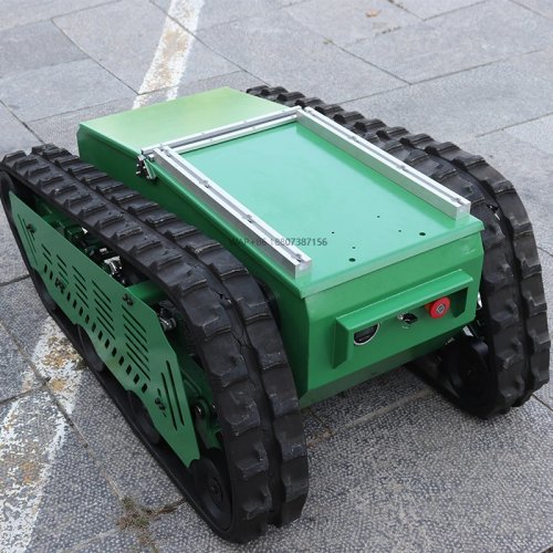 150mm 지상고, CAN Modbus485 ROS DC 모터, 전지형 전동 궤도 차량